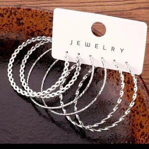 Classic Hoop Earrings Set 14K Gold Plated Jewelry Daily Party Decoration Ornamen